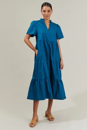 Amayah Tiered Midi Dress