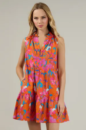 Baila Floral Gemmely Shift Mini Dress