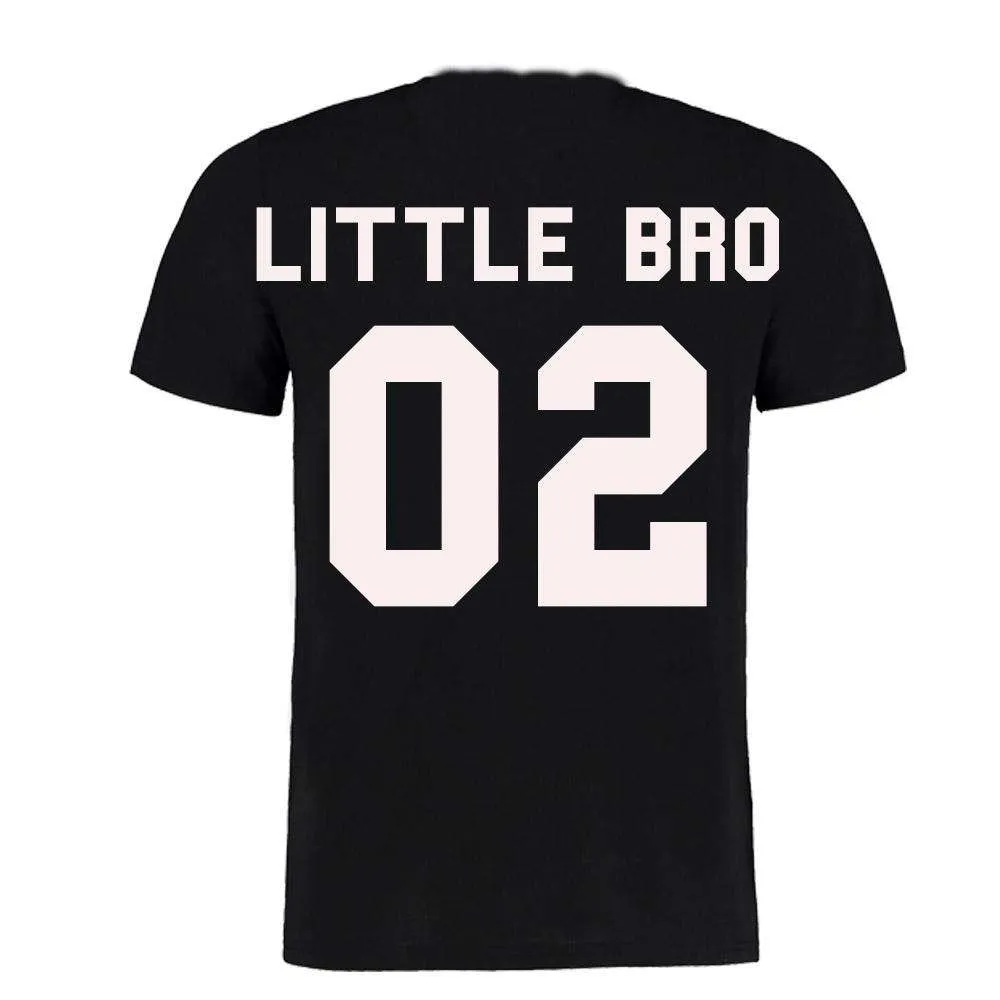 Big Bro/Little Bro Collegiate 01/02 Matching Tees (0-14 Years) (MRK X)