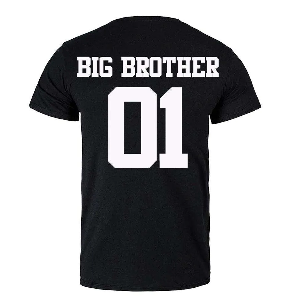 Big Brother/Middle Brother/Little Brother Black Matching Tees (MRK X)