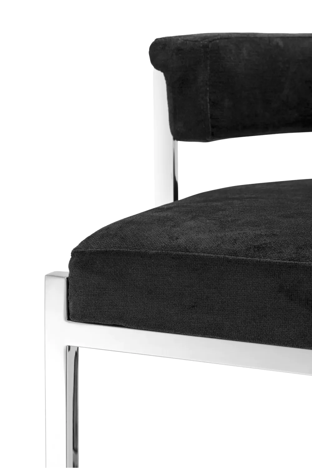 Black Velvet Counter Stool | Eichholtz Dante