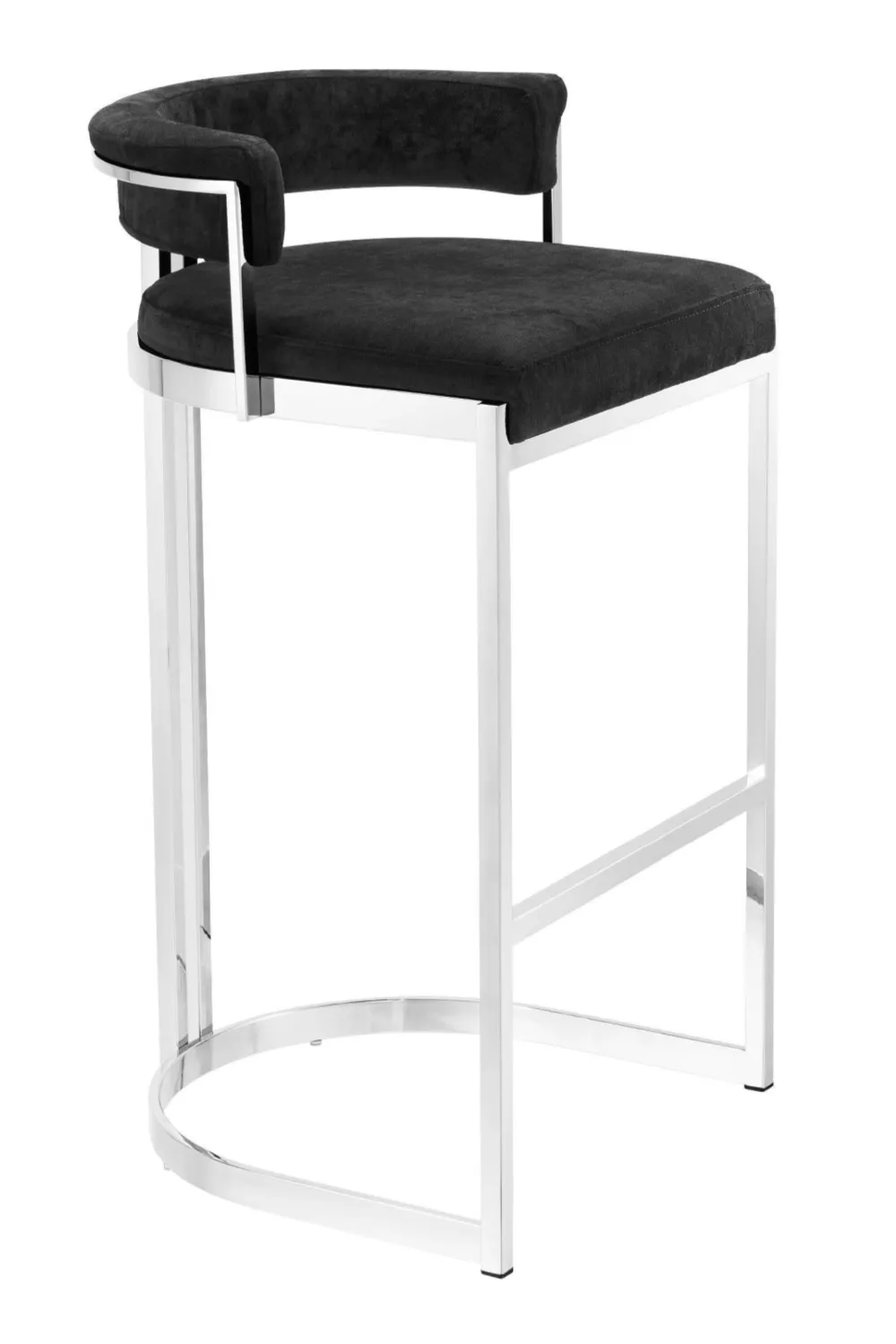 Black Velvet Counter Stool | Eichholtz Dante