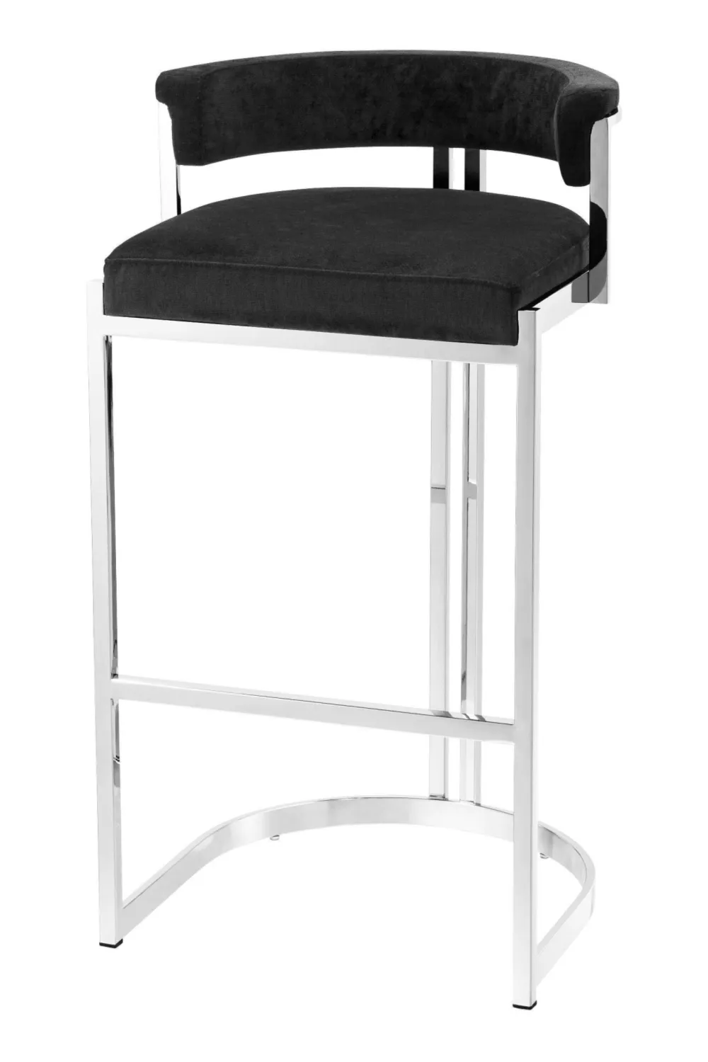 Black Velvet Counter Stool | Eichholtz Dante