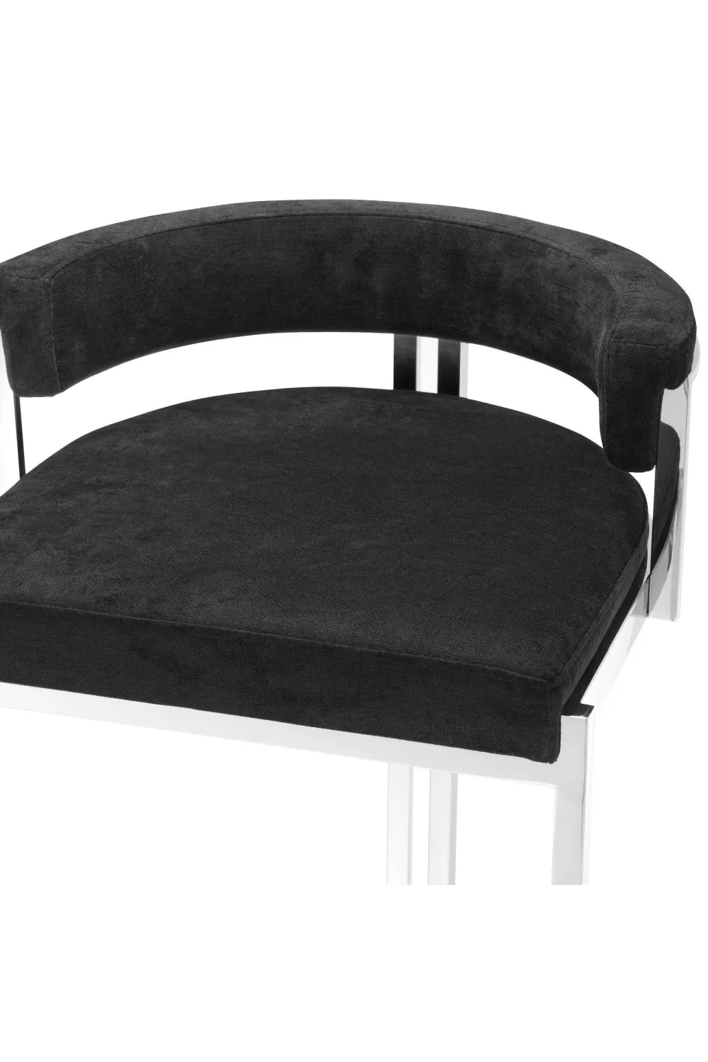 Black Velvet Counter Stool | Eichholtz Dante