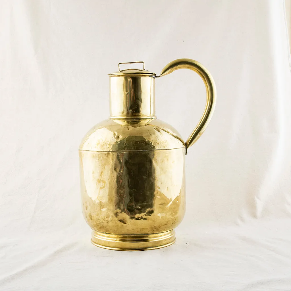 Brass Milk Can With Lid