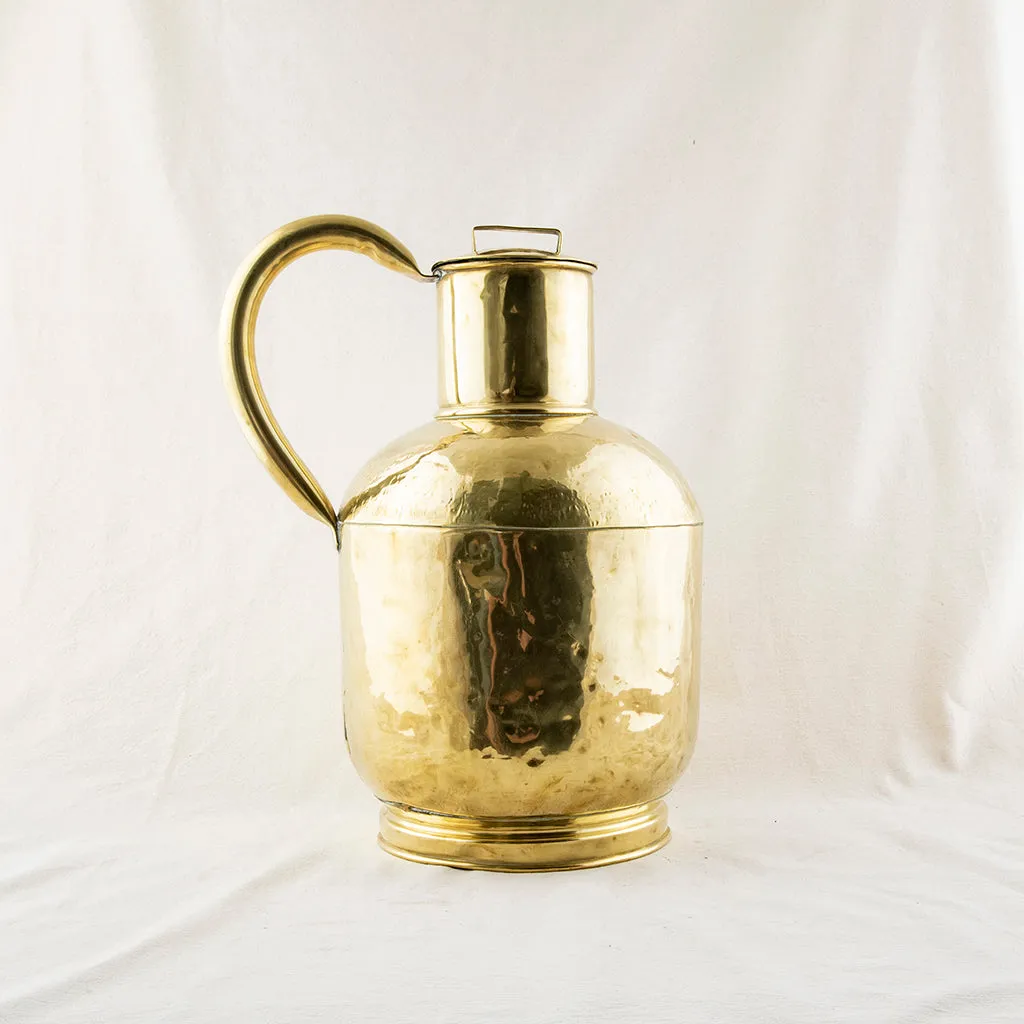 Brass Milk Can With Lid