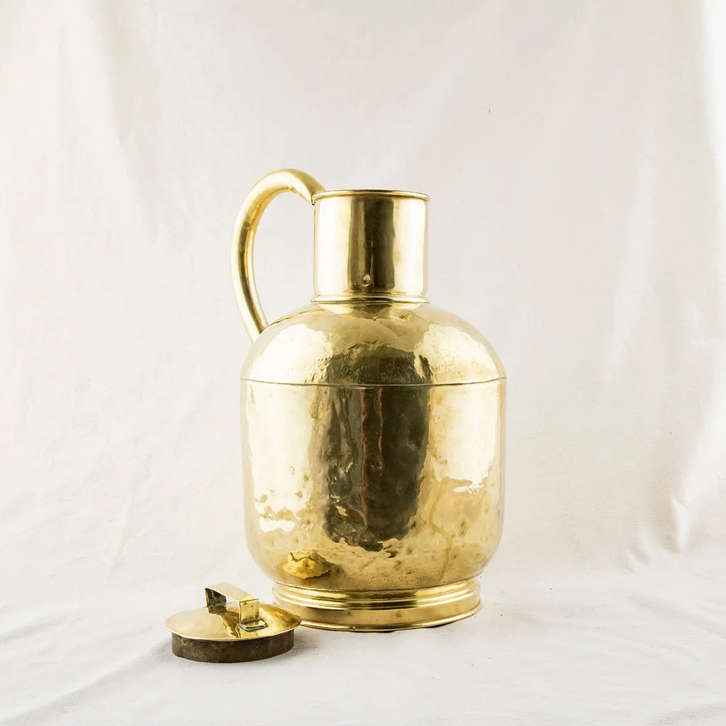 Brass Milk Can With Lid