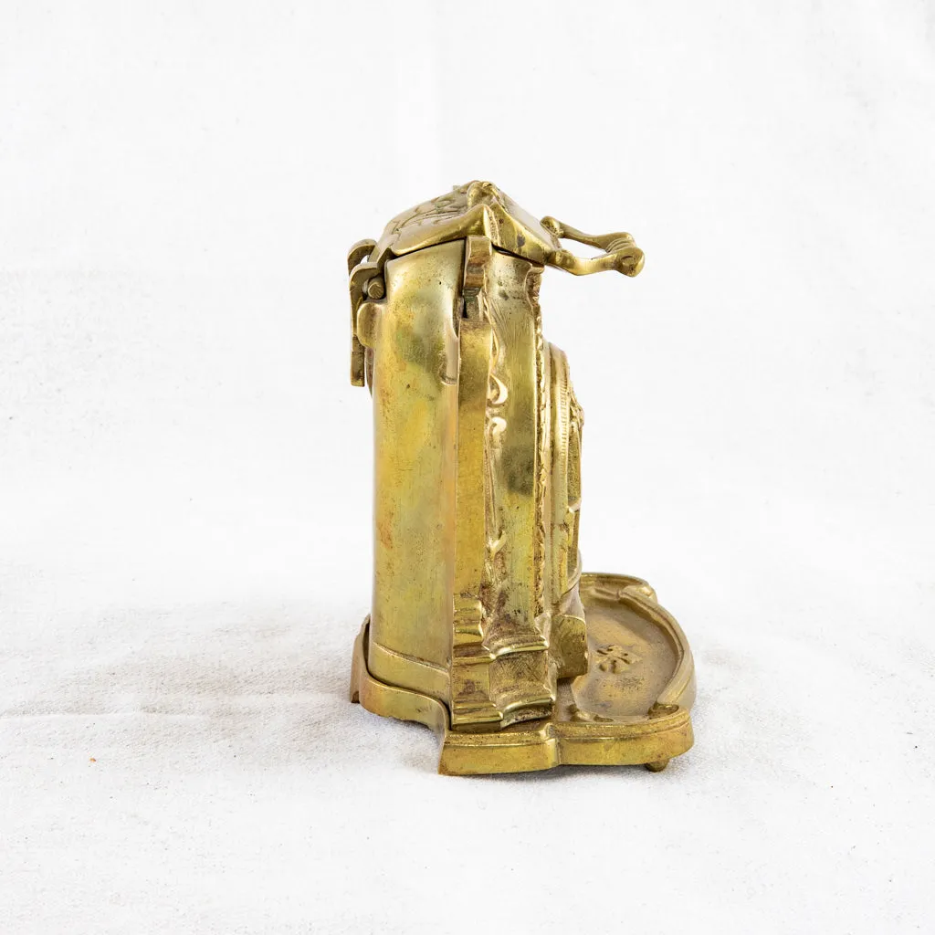 Bronze Stove Inkwell