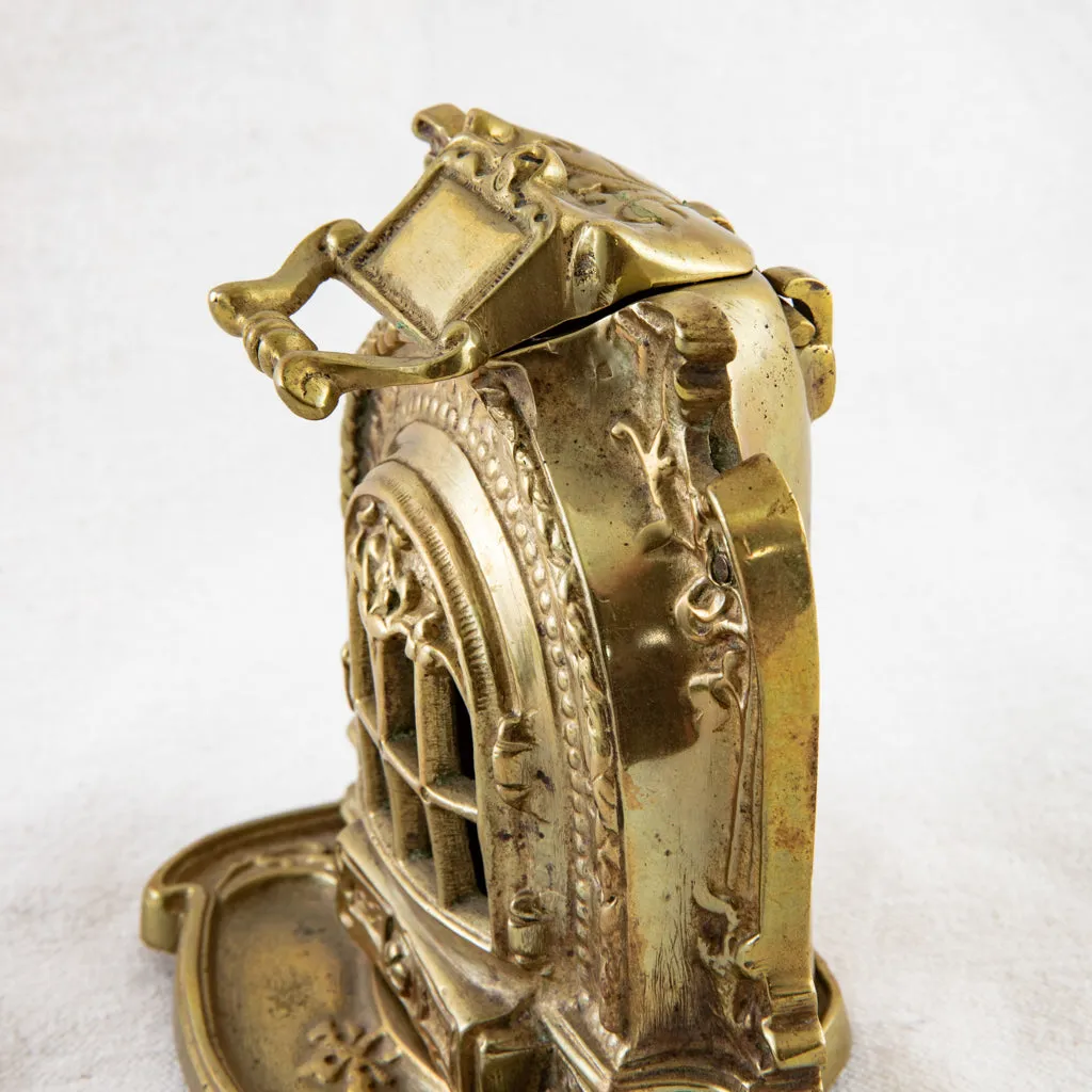 Bronze Stove Inkwell