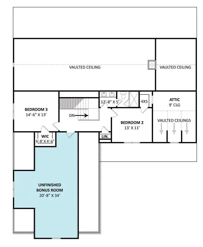 Charming 3-Bedroom Home Plan with Expansive Porches and Bonus Room