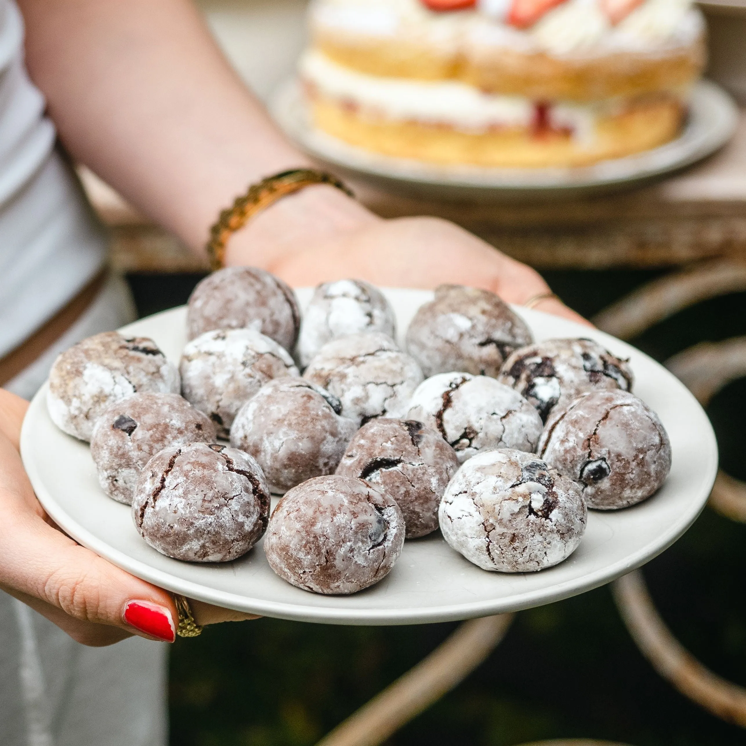 Chocolate Cherry Drops (wheat free)