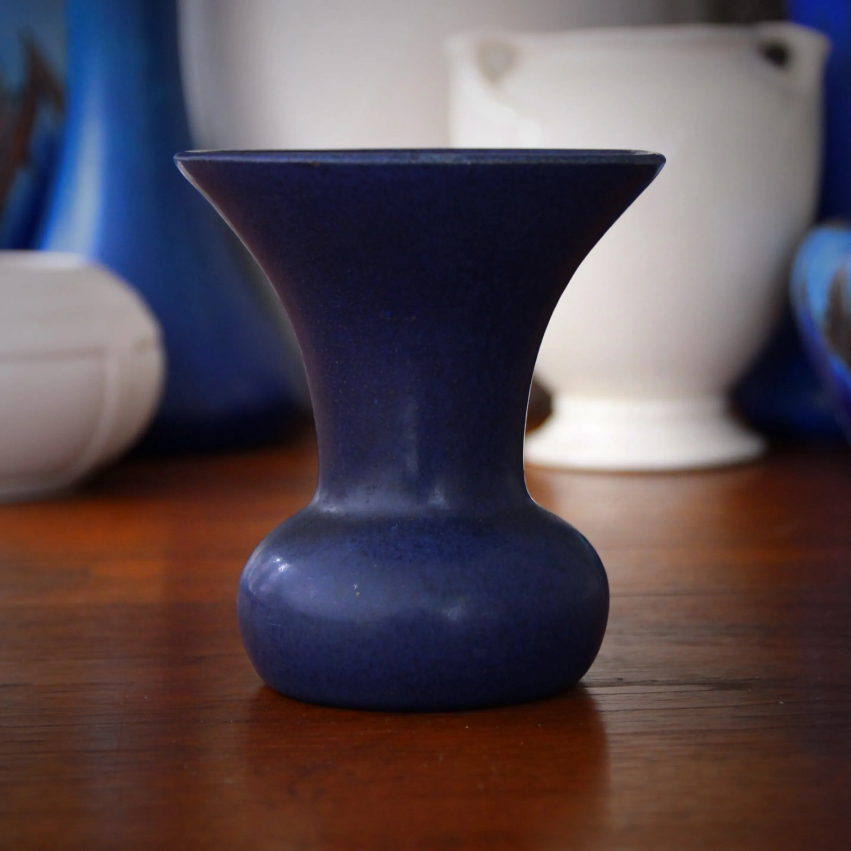 Cobalt Trumpet Vase