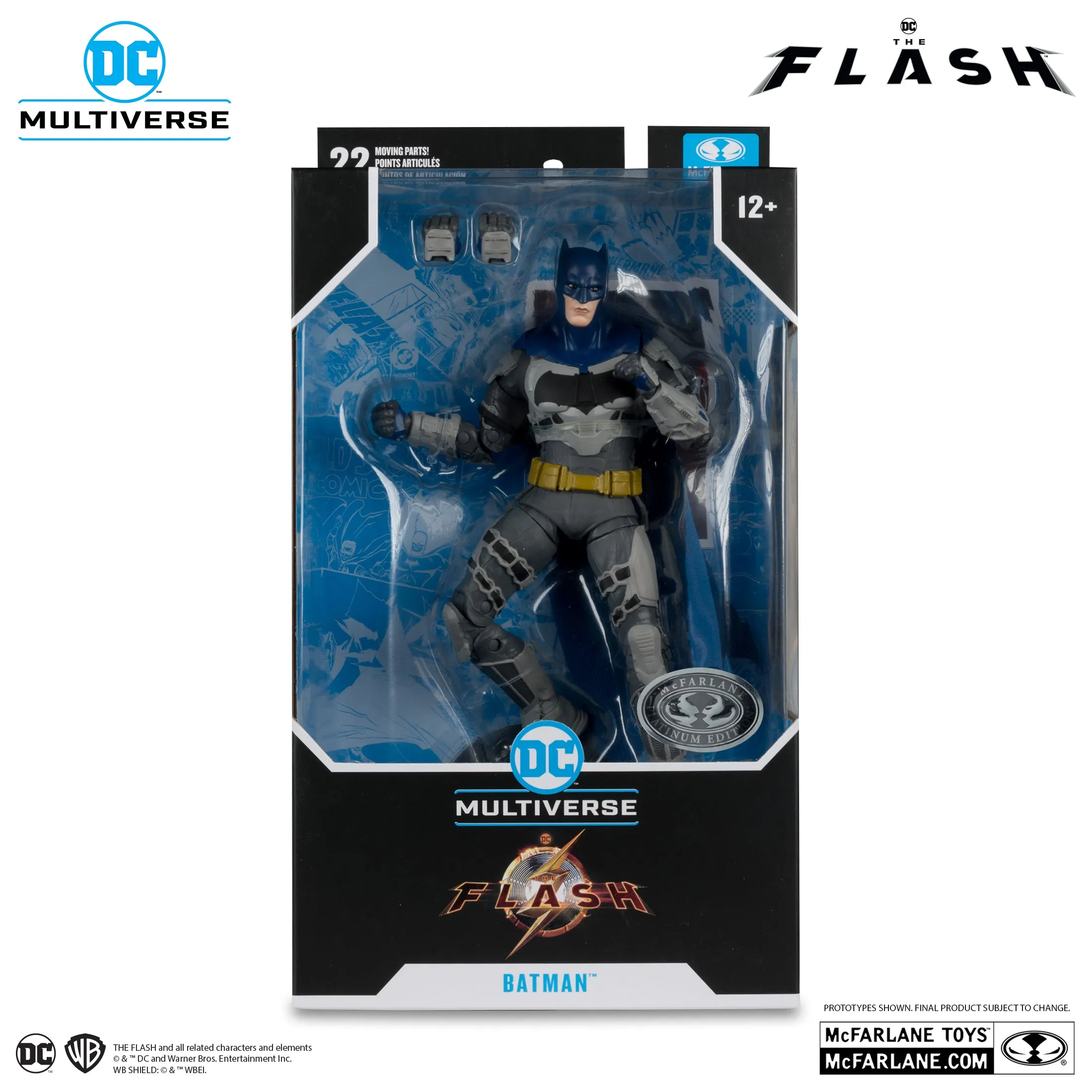 DC Multiverse Batman (The Flash Movie) (Platinum Edition) 7" Inch Scale Action Figure - McFarlane Toys