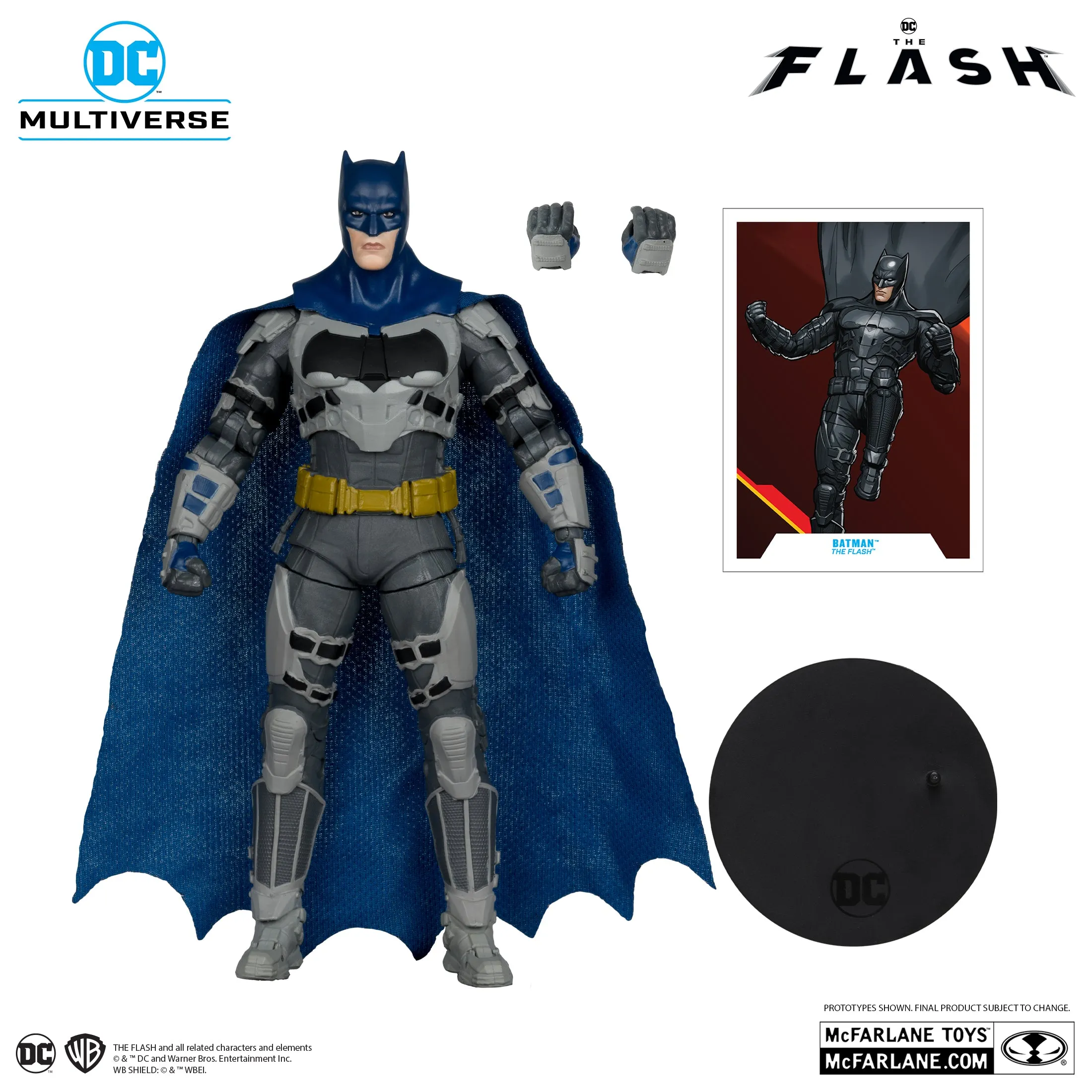 DC Multiverse Batman (The Flash Movie) (Platinum Edition) 7" Inch Scale Action Figure - McFarlane Toys