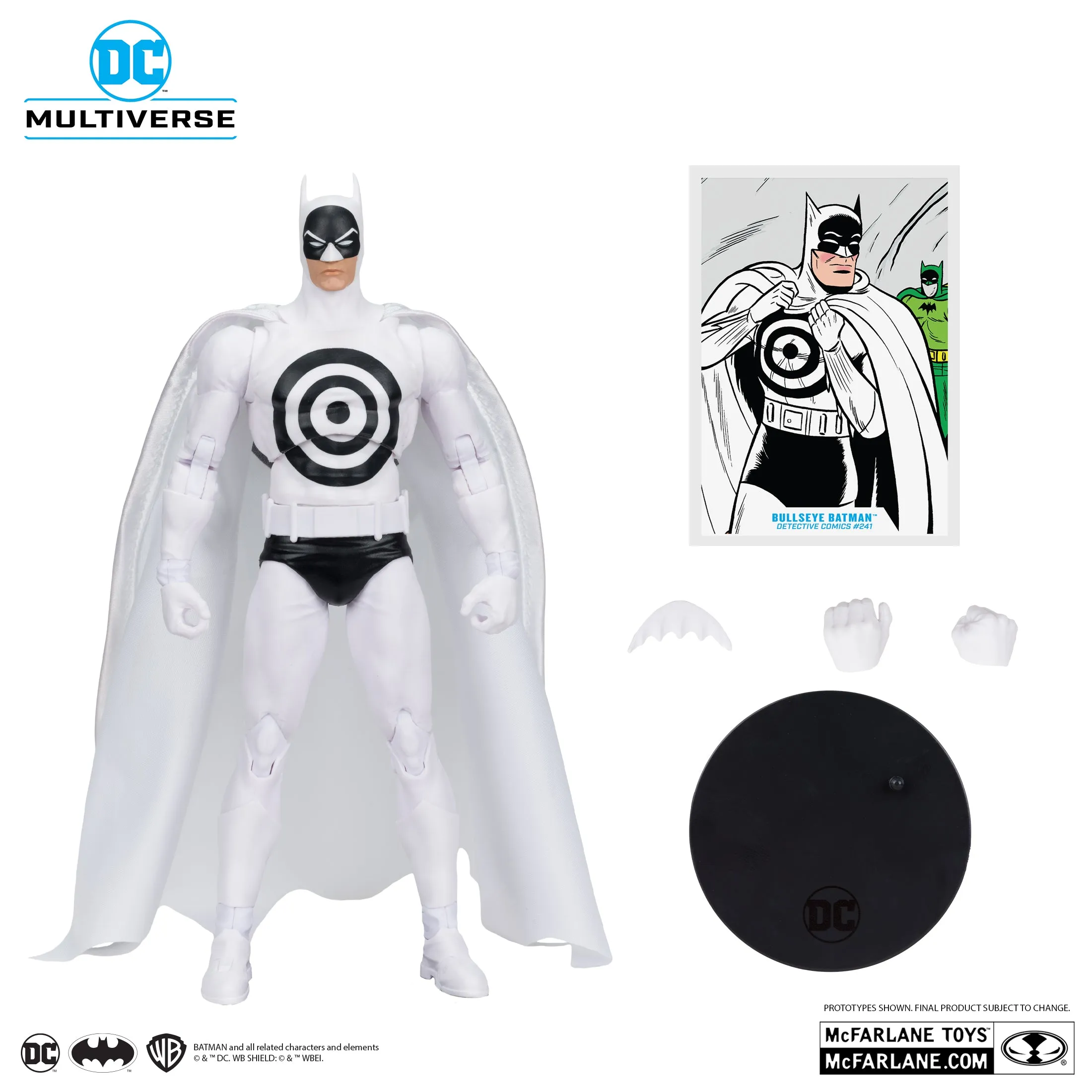 DC Multiverse Bullseye Batman (Detective Comics #241) Platinum Edition 7" Inch Scale Action Figure - McFarlane Toys