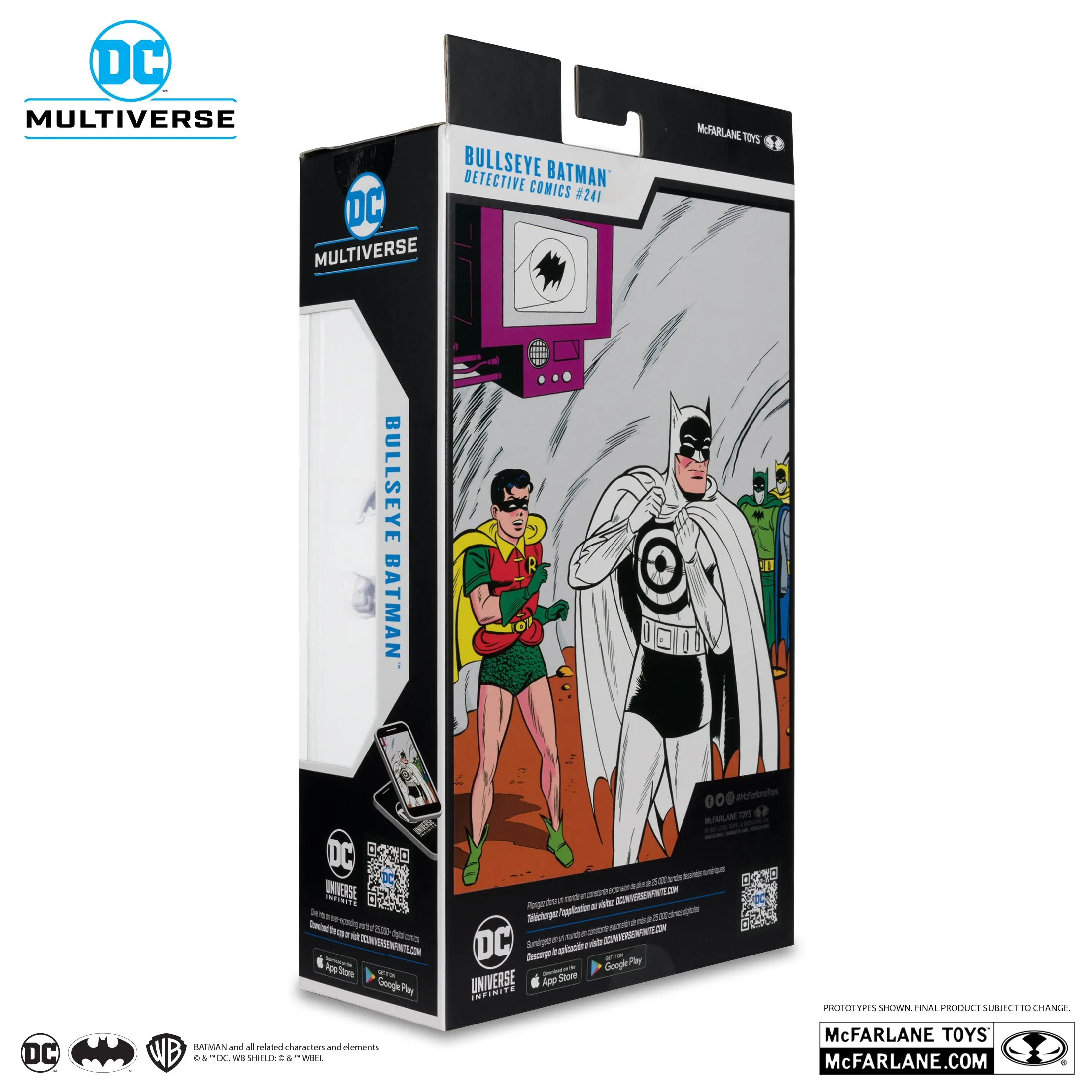 DC Multiverse Bullseye Batman (Detective Comics #241) Platinum Edition 7" Inch Scale Action Figure - McFarlane Toys