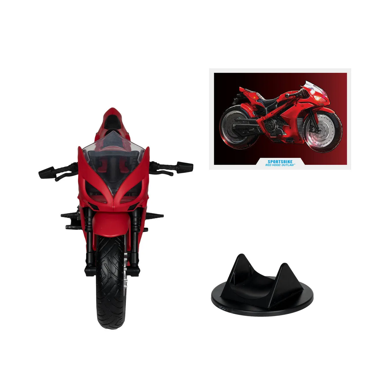 DC Multiverse Red Hood's Sportsbike (Red Hood: Outlaw) Vehicle 7" Inch Scale - McFarlane Toys