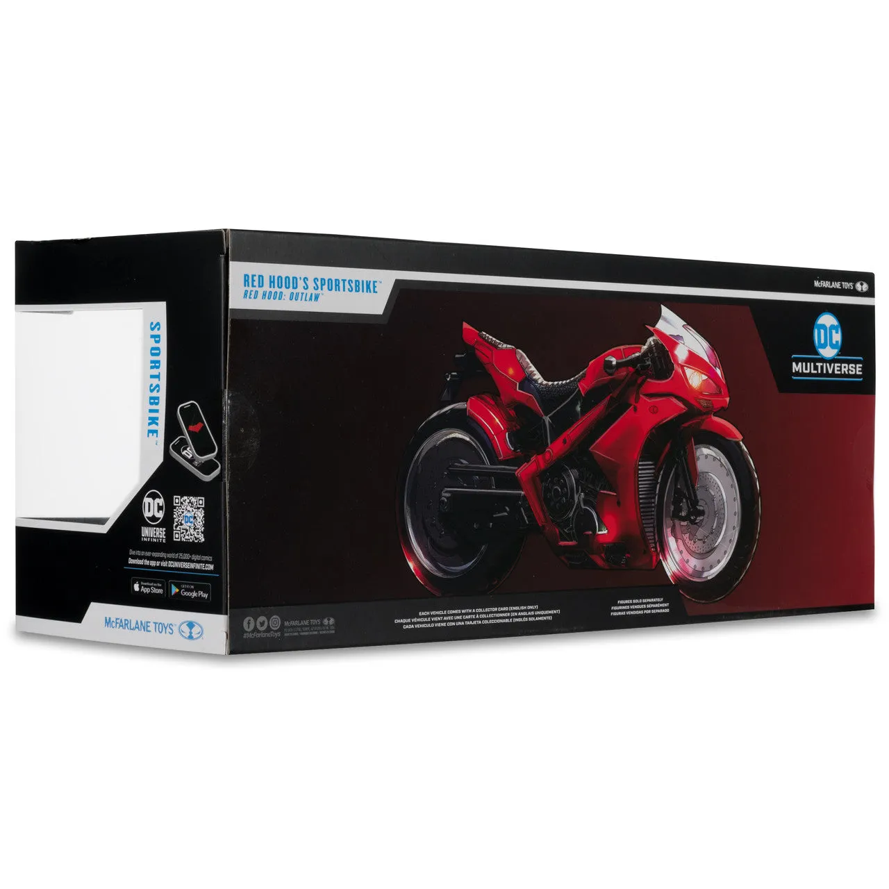 DC Multiverse Red Hood's Sportsbike (Red Hood: Outlaw) Vehicle 7" Inch Scale - McFarlane Toys