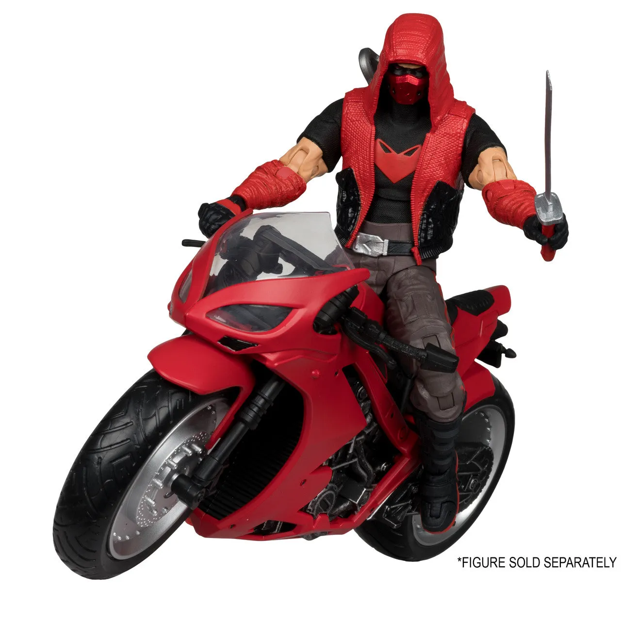 DC Multiverse Red Hood's Sportsbike (Red Hood: Outlaw) Vehicle 7" Inch Scale - McFarlane Toys