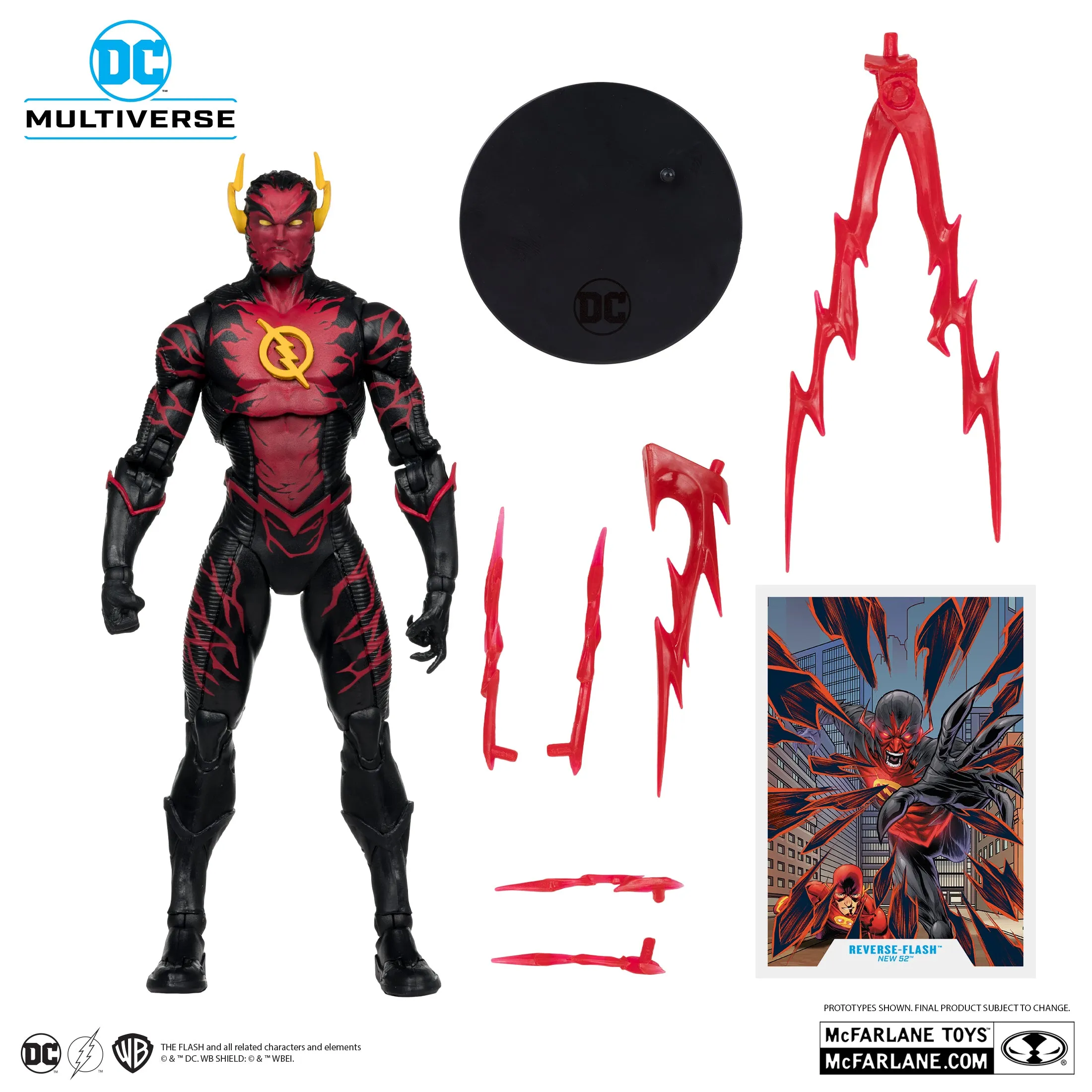 DC Multiverse Reverse Flash (New 52) (Platinum) 7" Inch Scale Action Figure - McFarlane Toys