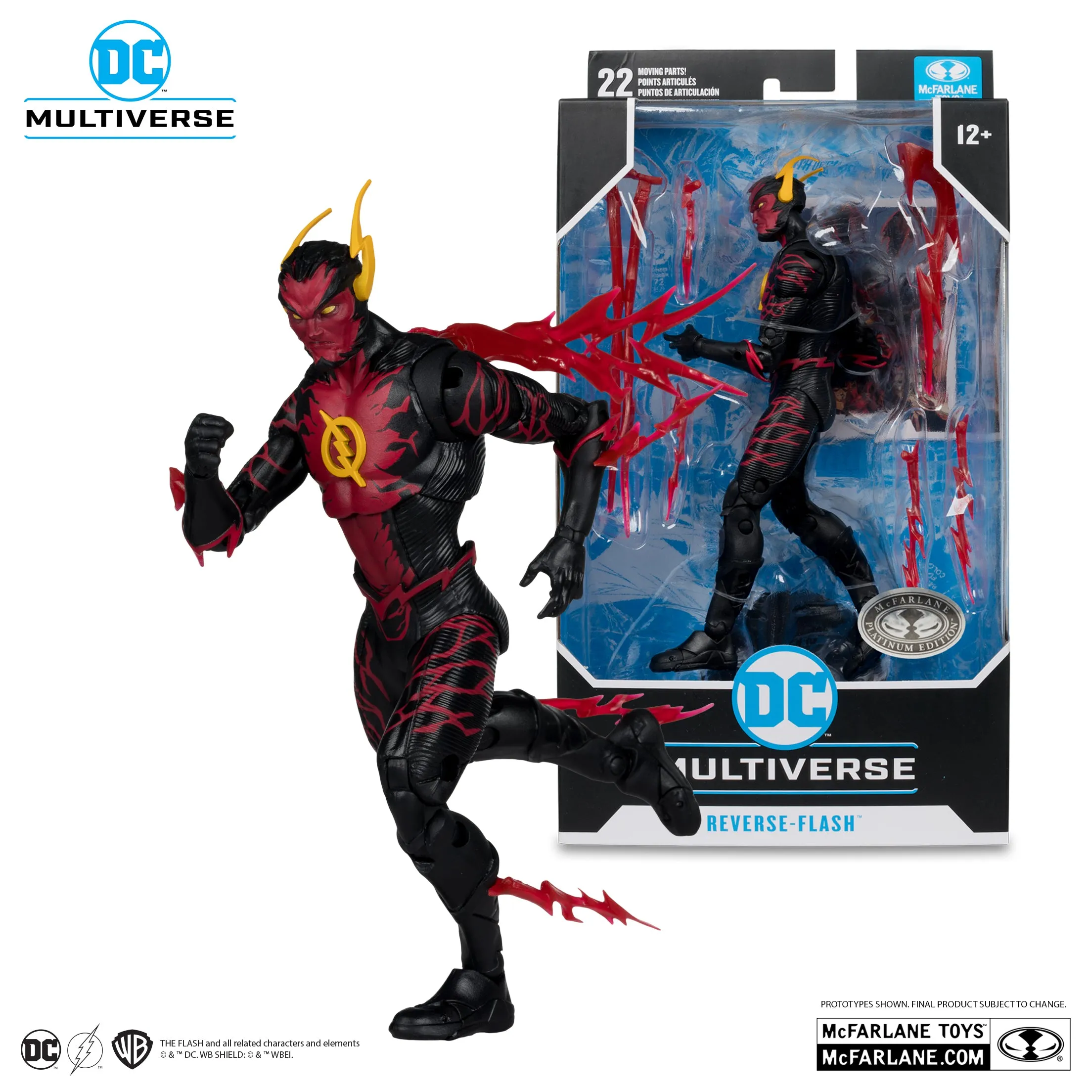 DC Multiverse Reverse Flash (New 52) (Platinum) 7" Inch Scale Action Figure - McFarlane Toys