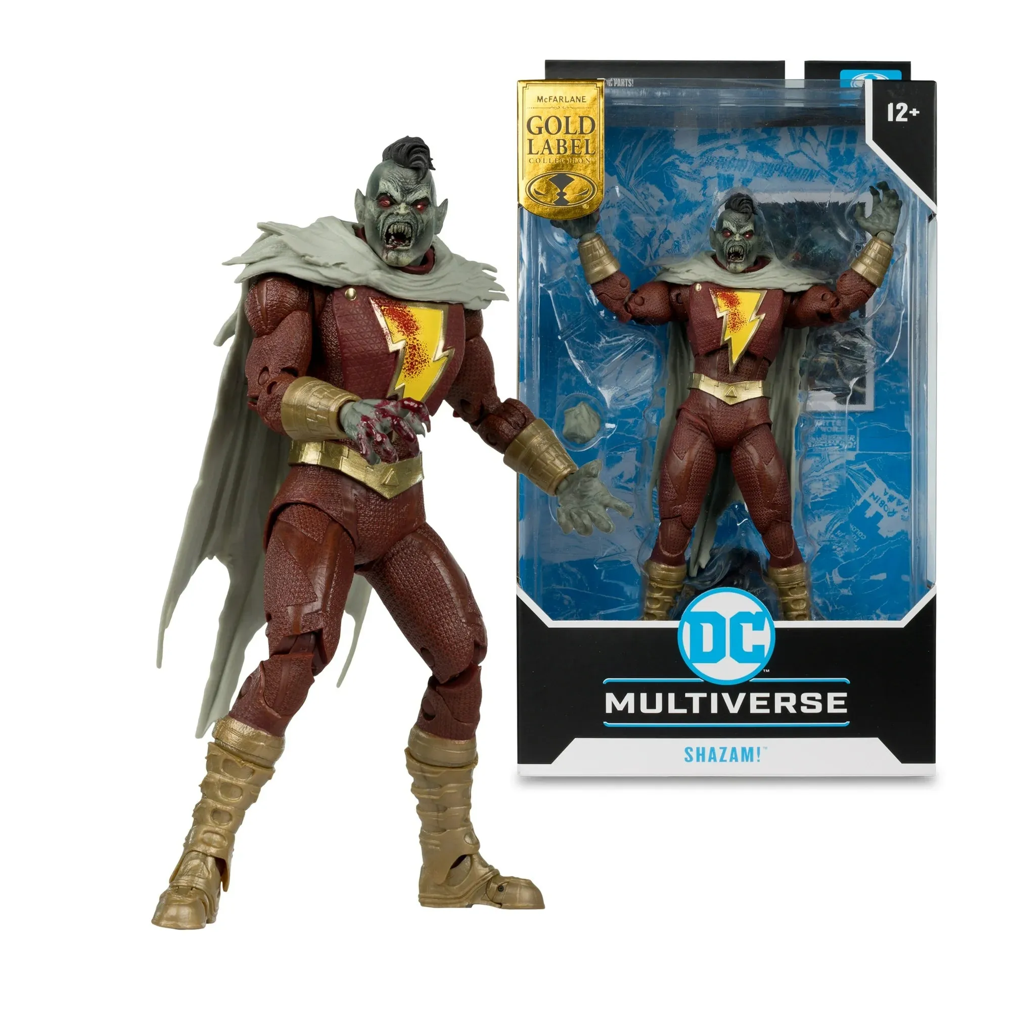 DC Multiverse Shazam (DC vs Vampires) Gold Label 7" Inch Scale Action Figure - McFarlane Toys (Walmart Exclusive)