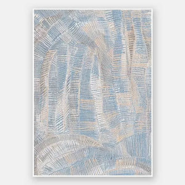 Dhala-Bu-Nya Light Blue Unframed Art Print