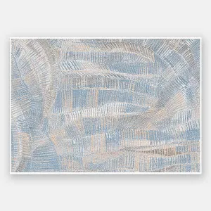 Dhala-Bu-Nya Light Blue Unframed Art Print