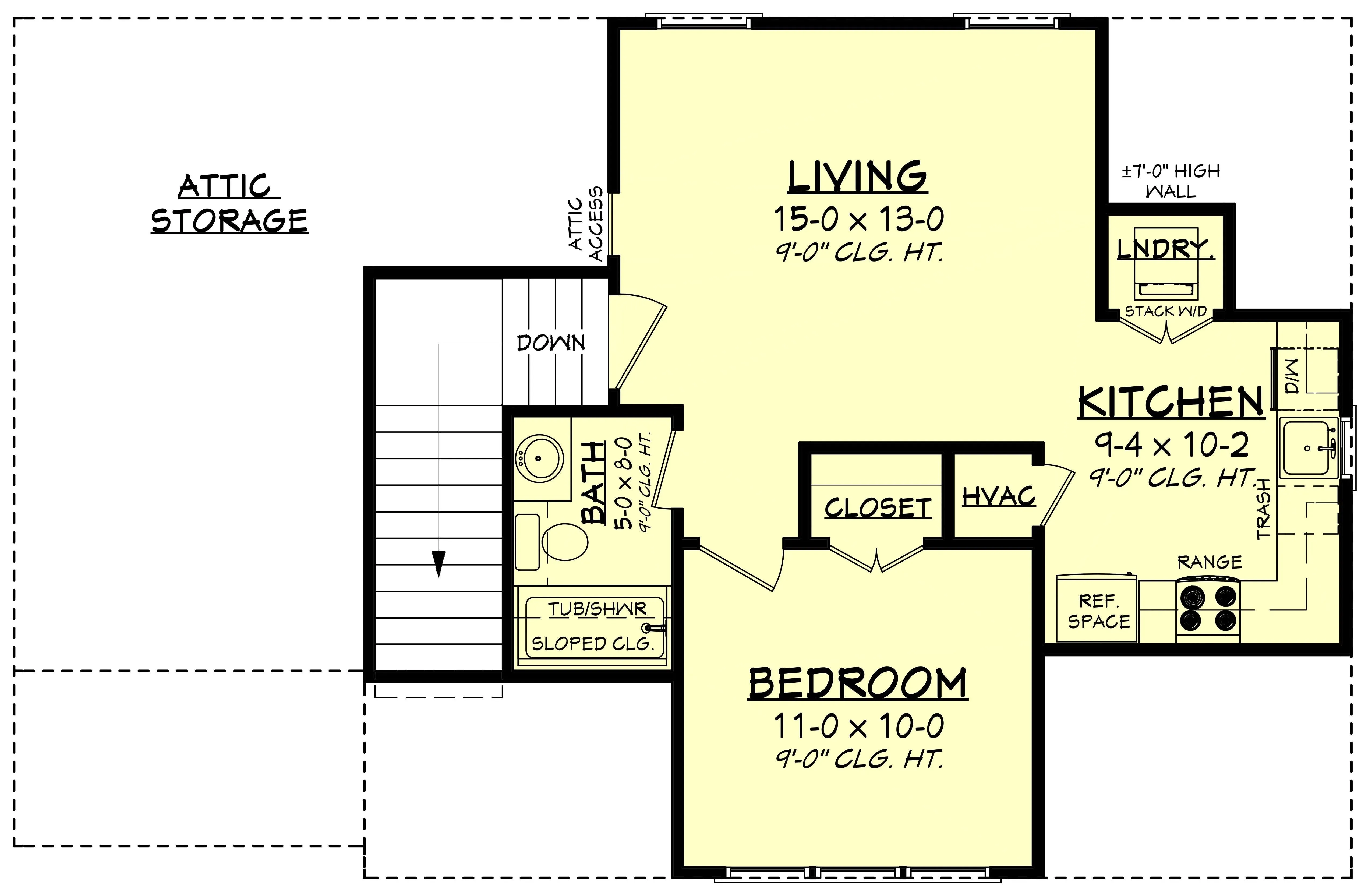 Functional Carriage House Plan with Spacious Garage and Cozy Living