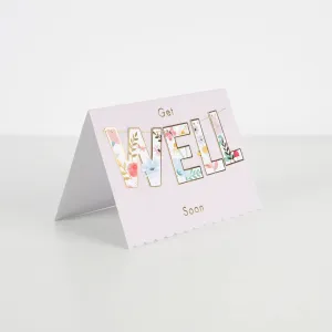 Get Well Soon Garland Card