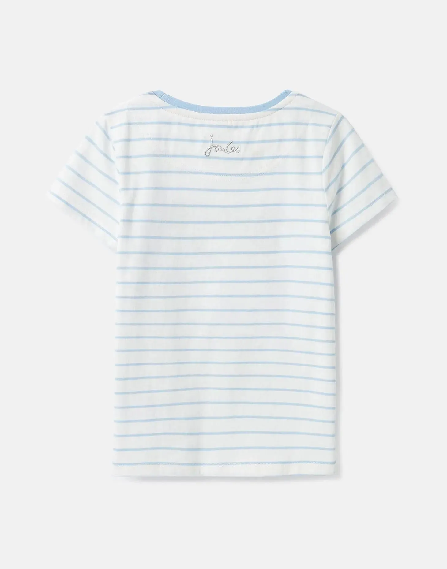 Girls Astra DOLPHIN STRIPE Artwork Top | Joules