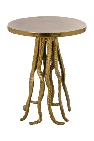 Gold Tentacles Side Table | OROA Macey