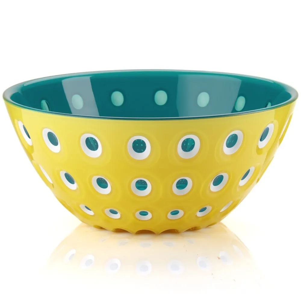 Guzzini Le Murrine Bowl Yellow/Aquamarine