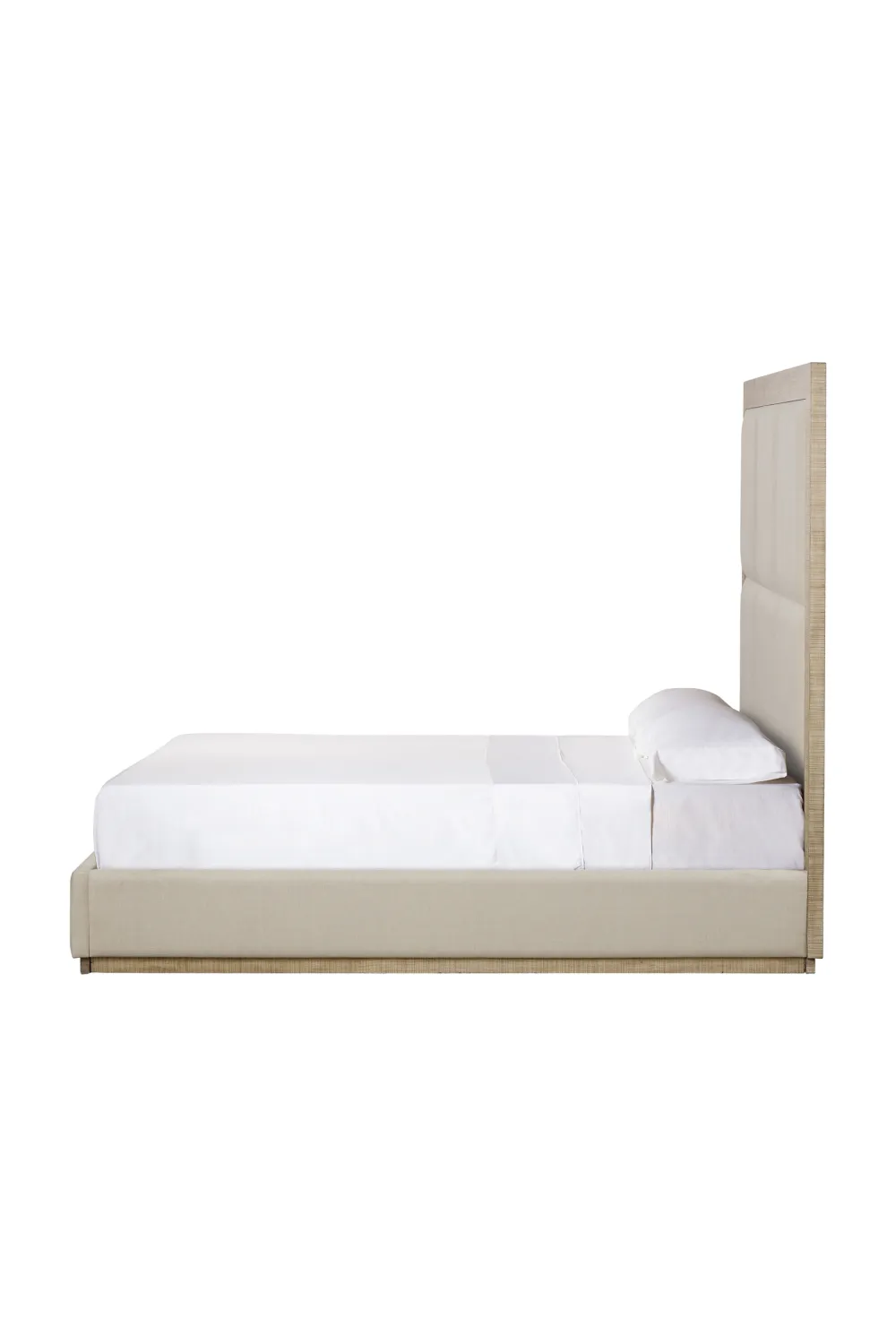 Ivory Textured Ash King Bed | Andrew Martin Raffles