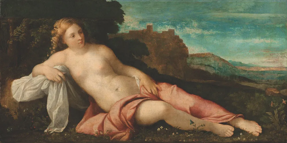 Jacopo Palma il Vecchio, Venus in a Landscape