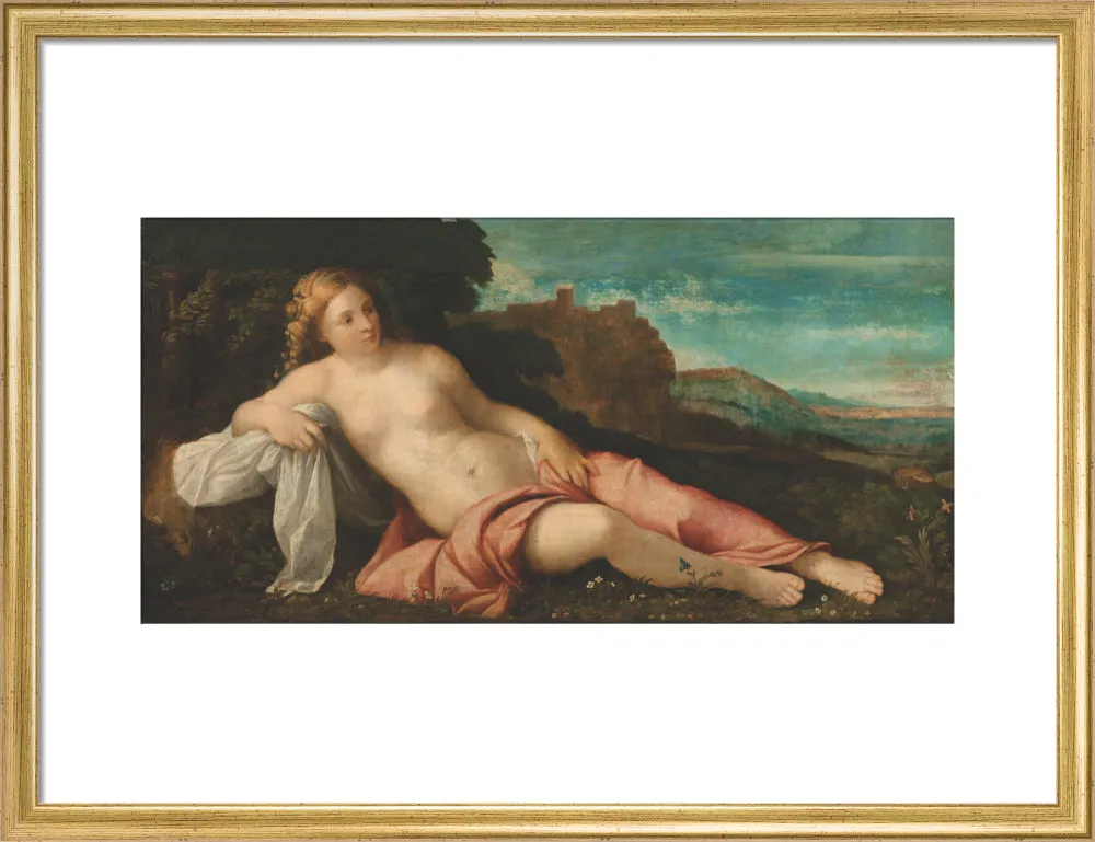 Jacopo Palma il Vecchio, Venus in a Landscape