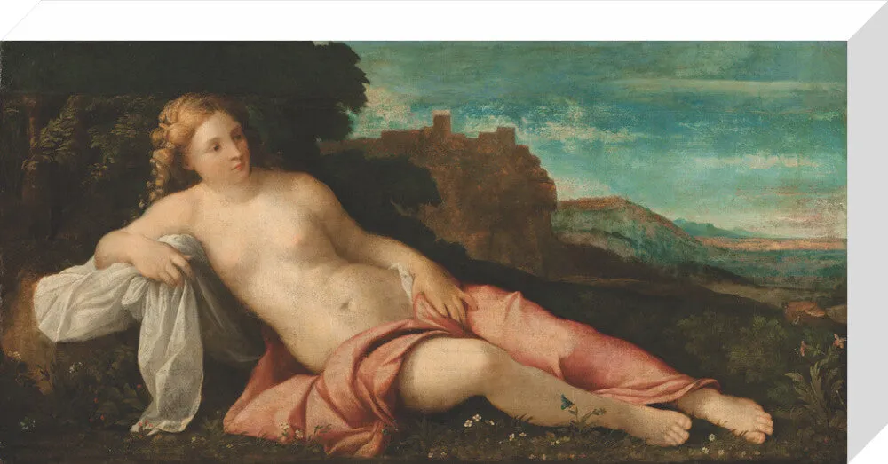 Jacopo Palma il Vecchio, Venus in a Landscape