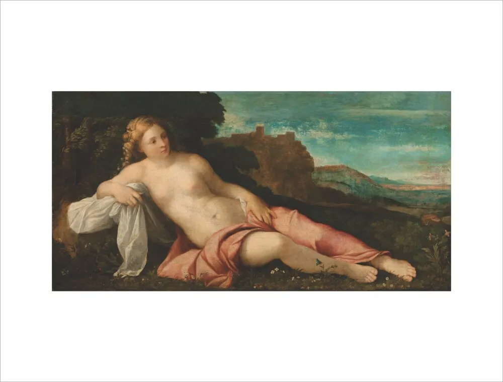 Jacopo Palma il Vecchio, Venus in a Landscape