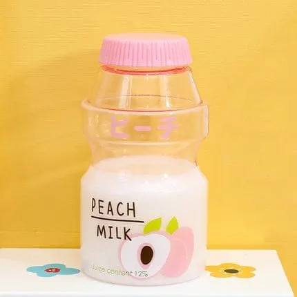 Kawaii Cute Fruity Milk Water Bottle