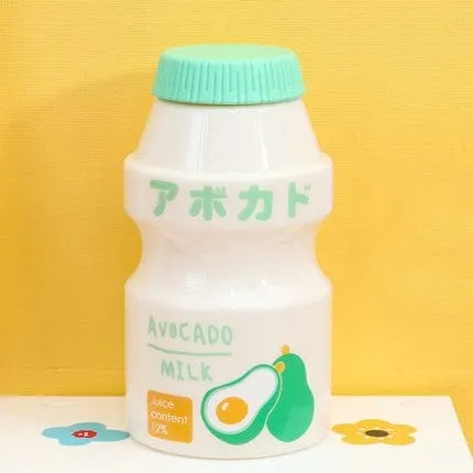 Kawaii Cute Fruity Milk Water Bottle