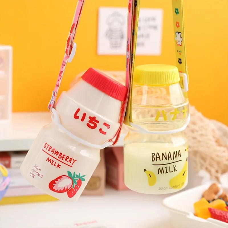 Kawaii Cute Fruity Milk Water Bottle