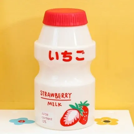 Kawaii Cute Fruity Milk Water Bottle