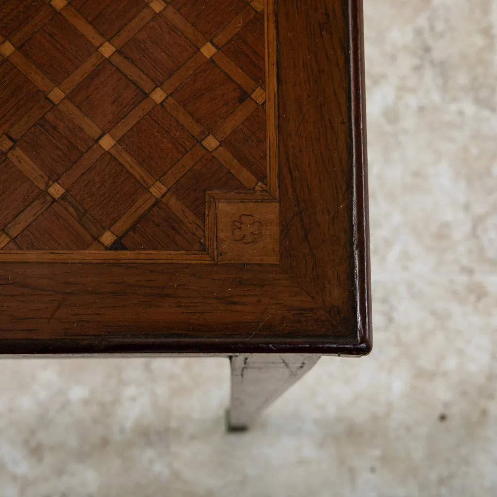 Marquetry Side Table