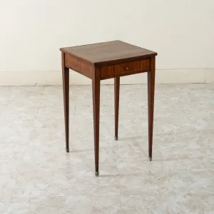 Marquetry Side Table