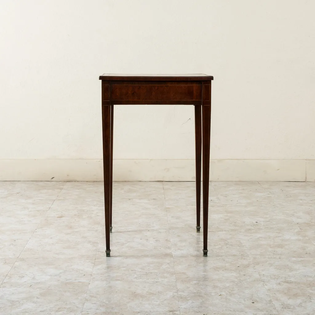 Marquetry Side Table