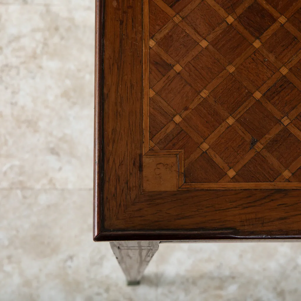 Marquetry Side Table