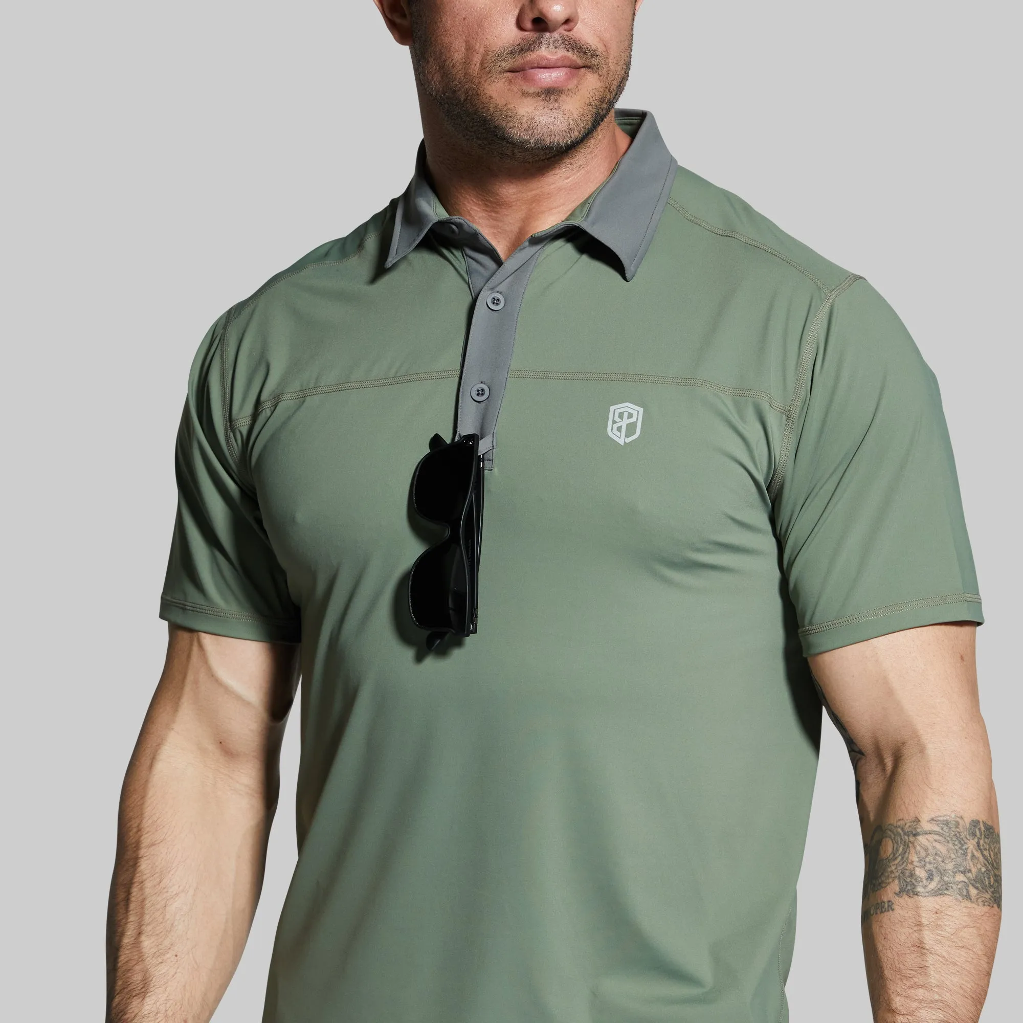 Men's Tek Polo (Thyme)