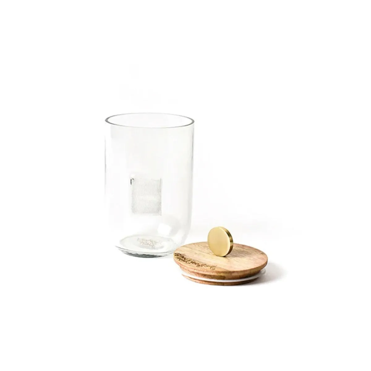 Mini Wooden Lid Glass Jar by Happy Everything!