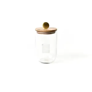 Mini Wooden Lid Glass Jar by Happy Everything!