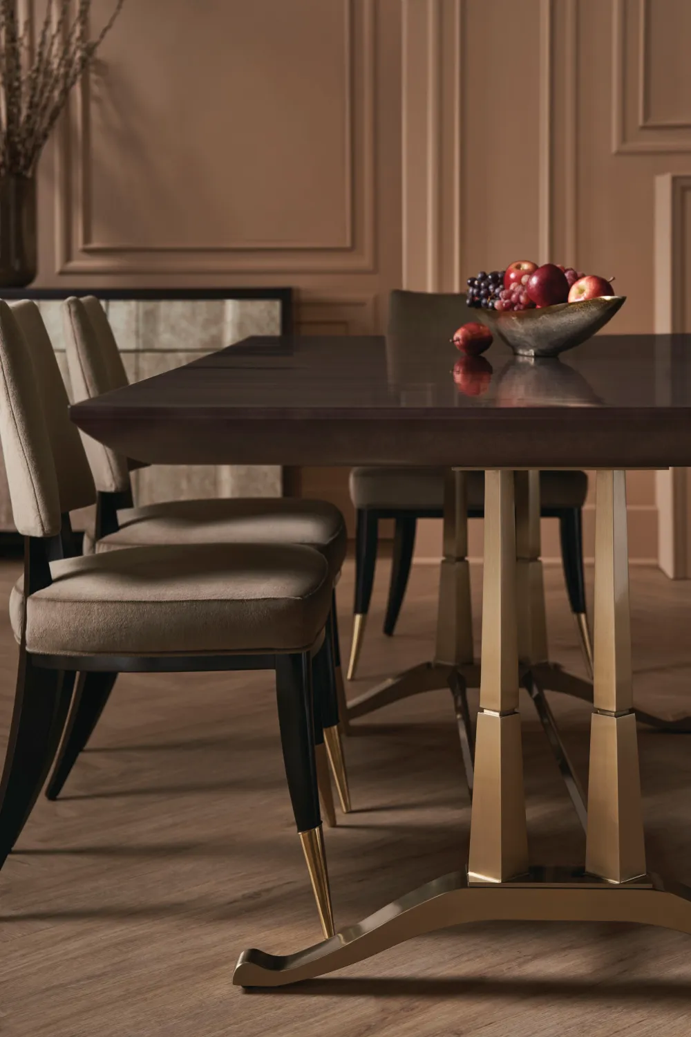 Modern Trestle Dining Table | Caracole D'Orsay